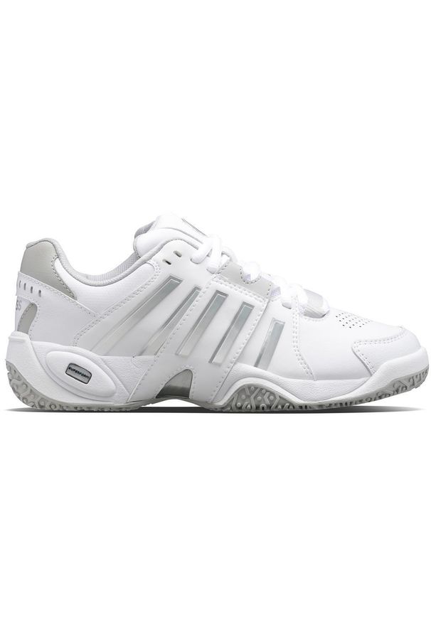 Buty do tenisa damskie K-Swiss Accomplish IV Omni. Kolor: wielokolorowy, szary, biały. Sport: tenis