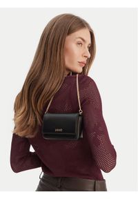 Liu Jo Torebka AA6229 E0958 Czarny. Kolor: czarny. Materiał: skórzane #1