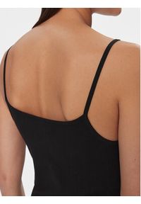 Calvin Klein Jeans Top Monologo J20J223105 Czarny Slim Fit. Kolor: czarny. Materiał: bawełna