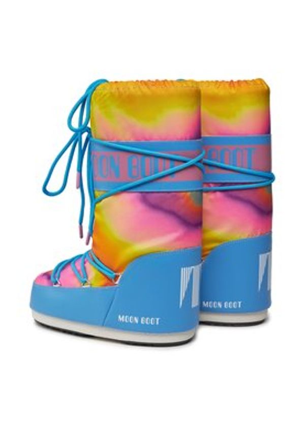 Moon Boot Śniegowce Tie Dye 14028400001 S Niebieski. Kolor: niebieski. Materiał: syntetyk