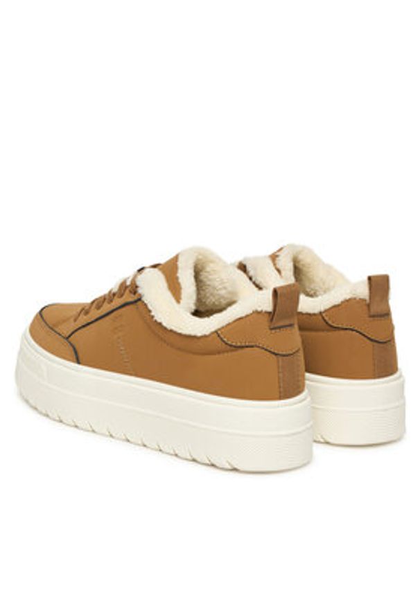 Hugo - HUGO Sneakersy Lyssa Tenn 50552645 Brązowy. Kolor: brązowy. Materiał: skóra