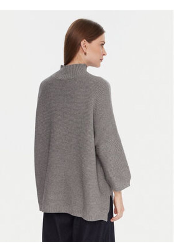 Kontatto Sweter 3M0848C Szary Relaxed Fit. Kolor: szary. Materiał: syntetyk