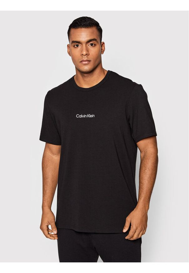 Koszulka piżamowa Calvin Klein Underwear. Kolor: czarny