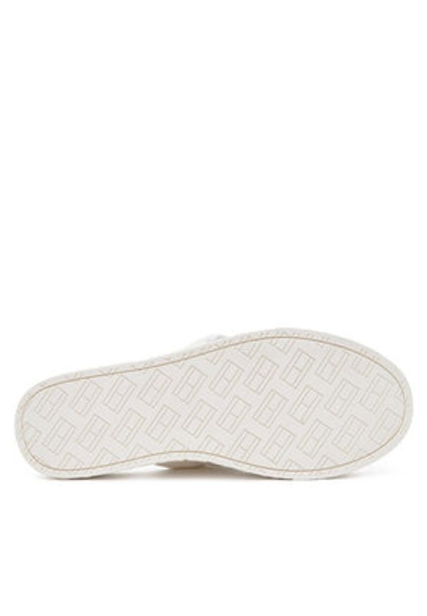 Tommy Jeans Klapki Tjw Lettering Flatform Sandal EN0EN02465 Écru. Materiał: materiał