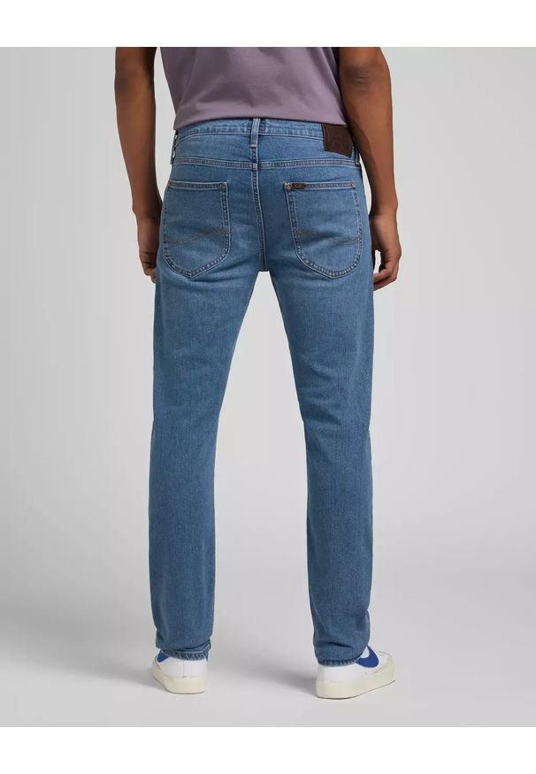 Lee - LEE LUKE MĘSKIE SPODNIE JEANSOWE LIGHT WORN L719CAVY 112319915