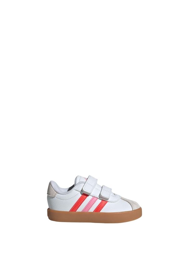 Adidas - Buty VL Court 3.0 Skateboarding Kids. Kolor: biały, czerwony, wielokolorowy, różowy. Sport: skateboard