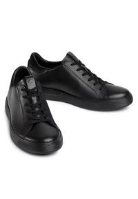 ecco - ECCO Sneakersy Street Tray M 50457401001 Czarny. Kolor: czarny. Materiał: skóra #5