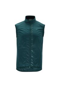 Wodoodporna kamizelka Silvini Garcio. Typ kołnierza: kołnierzyk stójkowy. Kolor: niebieski. Materiał: softshell. Sport: turystyka piesza, kolarstwo