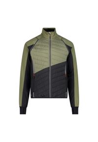 Kurtka męska turystyczna CMP 30A2647. Typ kołnierza: kaptur. Kolor: zielony. Materiał: softshell. Sport: turystyka piesza