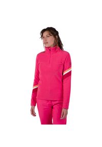 Bluza damska Rossignol Strawpile Fleece Hz. Kolor: różowy. Sezon: zima. Sport: narciarstwo