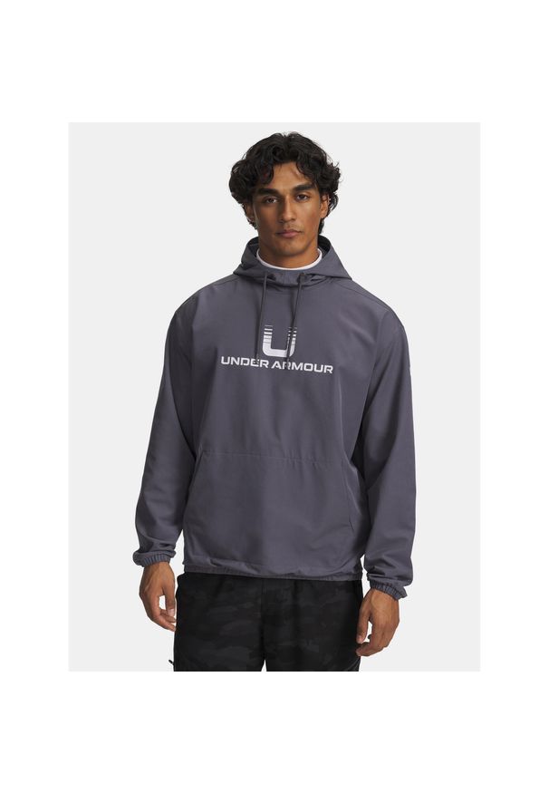 Bluza Under Armour Unstoppable Woven Hoodie. Kolor: szary. Sport: fitness