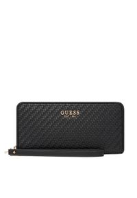Guess Duży Portfel Damski Mirema Slg SWWG96 31146 Czarny. Kolor: czarny. Materiał: skóra