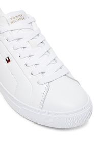 TOMMY HILFIGER - Tommy Hilfiger Sneakersy Icon Court FW0FW08815 Biały. Kolor: biały. Materiał: skóra #5