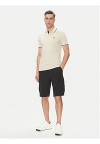 BOSS Polo Paul 50506193 Beżowy Slim Fit. Typ kołnierza: polo. Kolor: beżowy. Materiał: bawełna #4