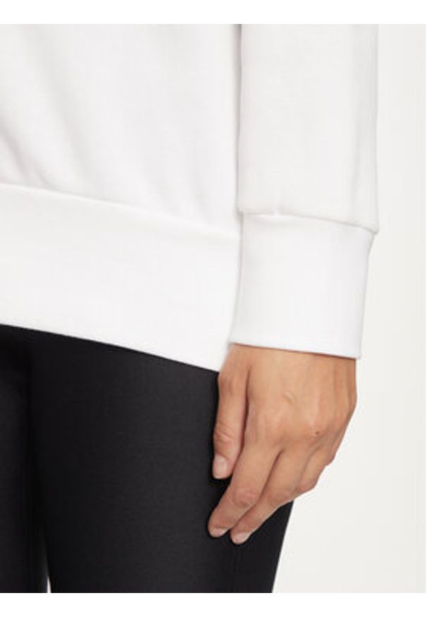 Under Armour Bluza Essential 1379475 Biały Loose Fit. Kolor: biały. Materiał: bawełna