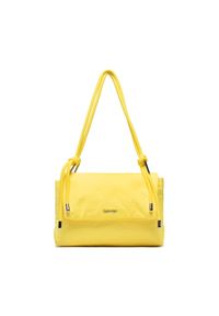 Calvin Klein Torebka Roped Shoulder Bag K60K609407 Żółty. Kolor: żółty