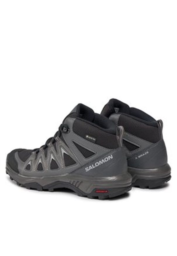 salomon - Salomon Trekkingi X Braze Mid GORE-TEX L47181200 Czarny. Kolor: czarny