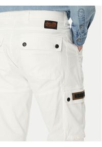 Aeronautica Militare Spodnie materiałowe 251PA1665CT3534 Biały Regular Fit. Kolor: biały. Materiał: bawełna