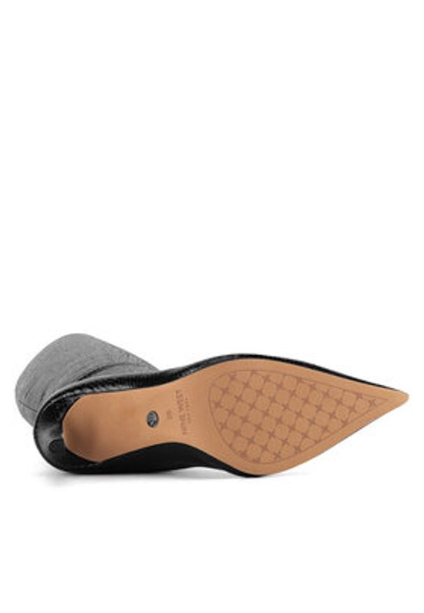 Nine West Kozaki WFA3425-1 Czarny. Kolor: czarny. Materiał: materiał