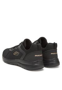 skechers - Skechers Sneakersy BOUNTIFUL 12607 BKRG_ Czarny. Kolor: czarny. Materiał: materiał #6