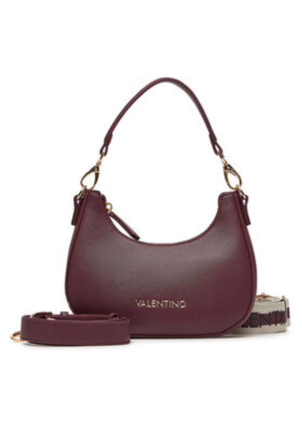 VALENTINO - Valentino Torebka Zero Re VBS7B305 Bordowy. Kolor: czerwony. Materiał: skórzane