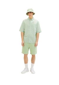 Tom Tailor Denim Koszula 1034920 Zielony Regular Fit. Kolor: zielony. Materiał: bawełna, denim #6
