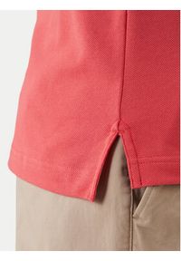 TOMMY HILFIGER - Tommy Hilfiger Polo 1985 MW0MW17771 Koralowy Slim Fit. Typ kołnierza: polo. Kolor: pomarańczowy. Materiał: bawełna #5