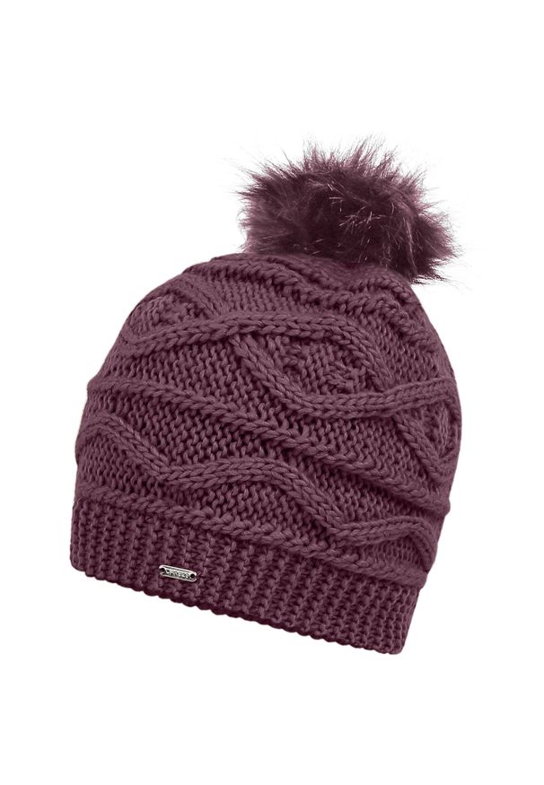 DARE 2B - Czapka Damska Pompon Remind II. Kolor: fioletowy. Sezon: zima. Styl: sportowy