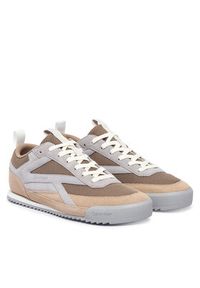 Calvin Klein Sneakersy Low Pro Runner Mix Mat HM0HM02208 Brązowy. Kolor: brązowy. Materiał: zamsz, skóra #5