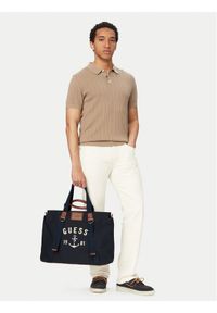 Guess Torba weekendowa HMOSCM P6246 Granatowy. Kolor: niebieski. Materiał: materiał #1