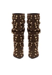 Eva Minge Botki EO-TESS-2117-05 Brązowy. Kolor: brązowy. Materiał: zamsz, skóra #7