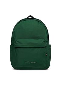 TOMMY HILFIGER - Tommy Hilfiger Plecak Th Skyline Backpack AM0AM11788 Zielony. Kolor: zielony. Materiał: materiał