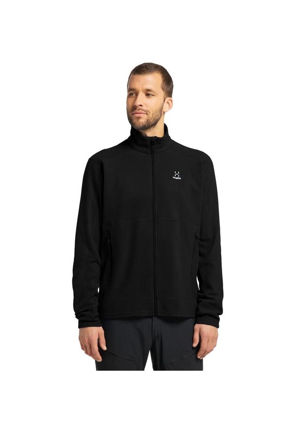 Haglöfs - Bluza polarowa męska Buteo Mid. Kolor: szary. Materiał: polar