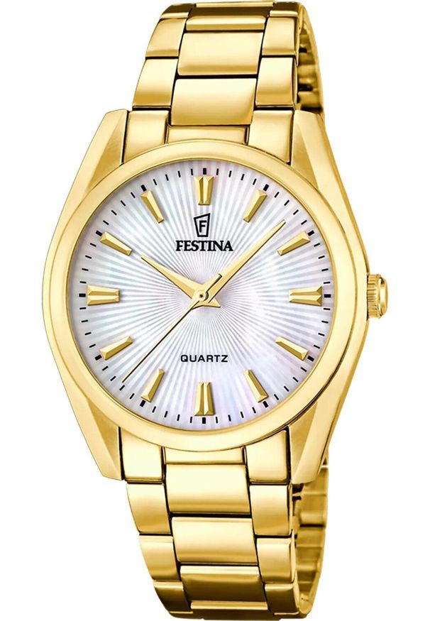 Zegarek Festina Zegarek damski Festina F20640-A złoty. Kolor: złoty