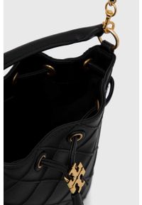 Tory Burch torebka skórzana kolor czarny. Kolor: czarny. Materiał: skórzane #5