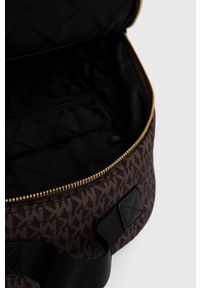 MICHAEL Michael Kors plecak damski kolor brązowy mały wzorzysty. Kolor: brązowy #2