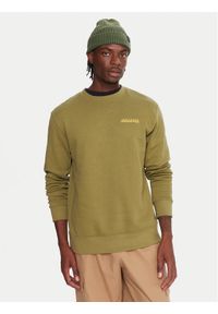 Quiksilver Bluza Salt Water Graphic EQYFT05127 Zielony Comfort Fit. Kolor: zielony. Materiał: bawełna