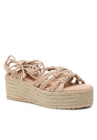 DeeZee Espadryle RT220681 Beżowy. Kolor: beżowy. Materiał: materiał