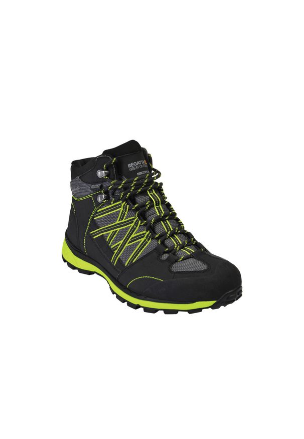 Samaris Mid II Regatta męskie trekkingowe buty. Kolor: zielony. Materiał: poliester, guma. Sport: turystyka piesza