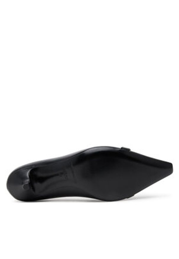 Emporio Armani Czółenka X3E488 XF271 00002 Czarny. Kolor: czarny. Materiał: skóra. Obcas: na szpilce