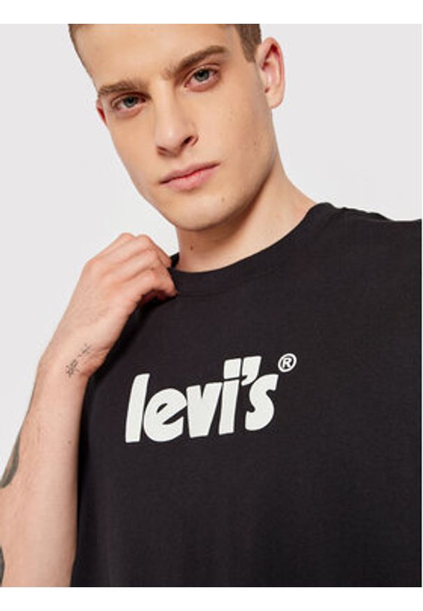 Levi's® T-Shirt 16143-0391 Czarny Relaxed Fit. Kolor: czarny. Materiał: bawełna