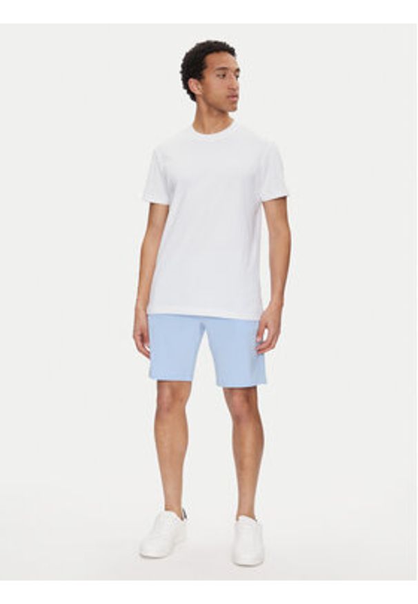 TOMMY HILFIGER - Tommy Hilfiger Szorty sportowe UM0UM03364 Błękitny Regular Fit. Kolor: niebieski. Materiał: bawełna. Styl: sportowy