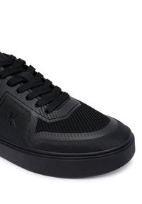 Calvin Klein Sneakersy Classic Cups Laceup Knit HM0HM02130 Czarny. Kolor: czarny. Materiał: materiał #3