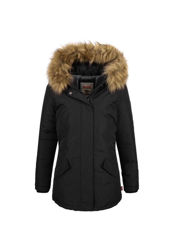 Damska kurtka zimowa Lonsdale Kimmeridge. Kolor: czarny. Materiał: puch. Sezon: zima