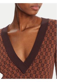 Gaudi Sweter 521FD53025 Brązowy Regular Fit. Kolor: brązowy. Materiał: syntetyk #5