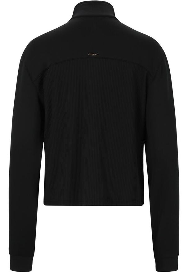 Damski polar 1/4 zip Athlecia Ayanda. Kolor: czarny. Materiał: polar. Sport: turystyka piesza
