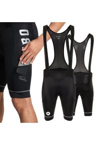Spodenki rowerowe męskie ATTABO Kirun Pro Bib Shorts Cargo. Kolor: czarny. Sport: kolarstwo