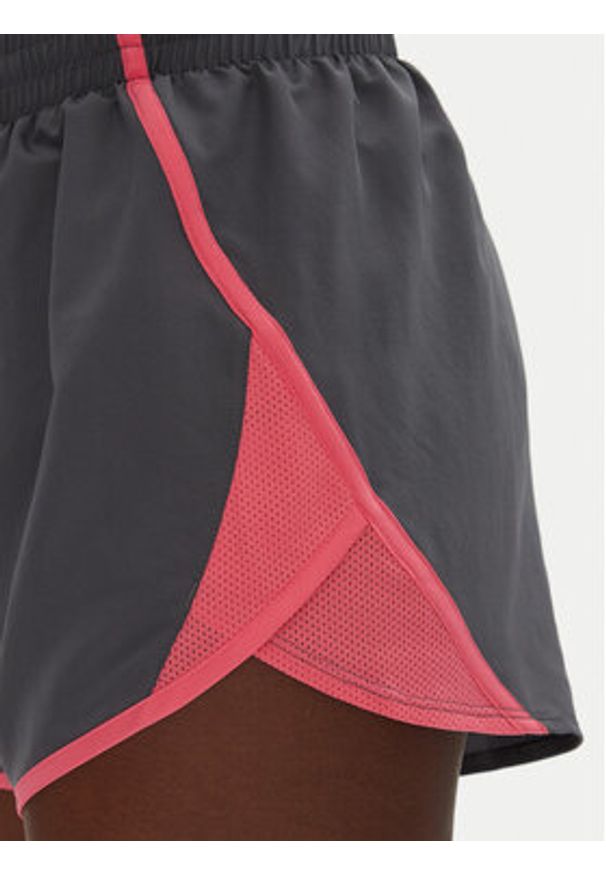Under Armour Szorty sportowe Fly By 3" 1382438 Szary Loose Fit. Kolor: szary. Materiał: syntetyk