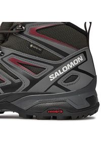 salomon - Salomon Trekkingi X Ultra Pioneer GORE-TEX L47170400 Czarny. Kolor: czarny. Materiał: nubuk, skóra. Technologia: Gore-Tex. Sport: turystyka piesza #2