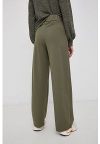 JDY Spodnie damskie kolor zielony szerokie high waist. Stan: podwyższony. Kolor: zielony #2